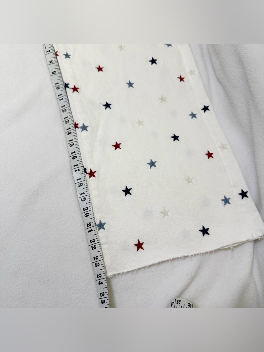Driftwood Charlee Starry Eyed Embroidered Cropped Wide Leg Jeans Size 32 NWT - Picture 10 of 16